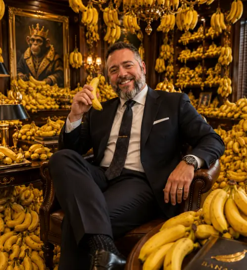 Rob Gray, founder of Nightform Studio, also known as Joey Bananas